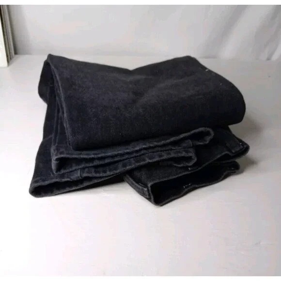 Wrangler 5 X 36 Made In USA Jeans Novak, Black Hi-Rise - Picture 5 of 5